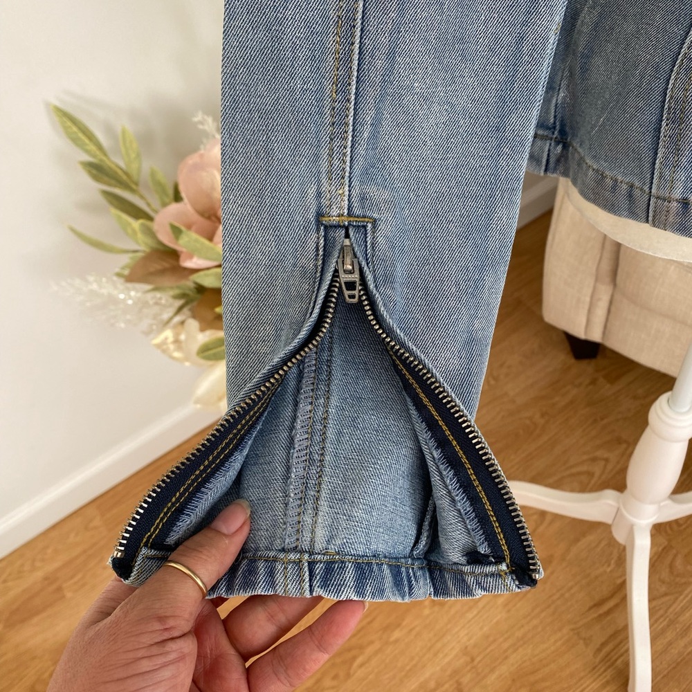 BLANK NYC WOMEN’S DENIM METALLIC OCATED JACKET SIZE S - Picture 8 of 14